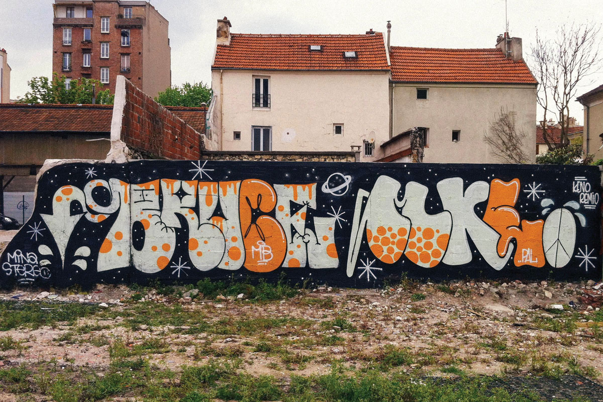 Bruce Ilk Graffiti Montreuilz