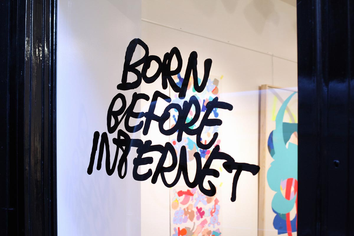 Ilk Born Before Internet Galerie Bomma Installation View